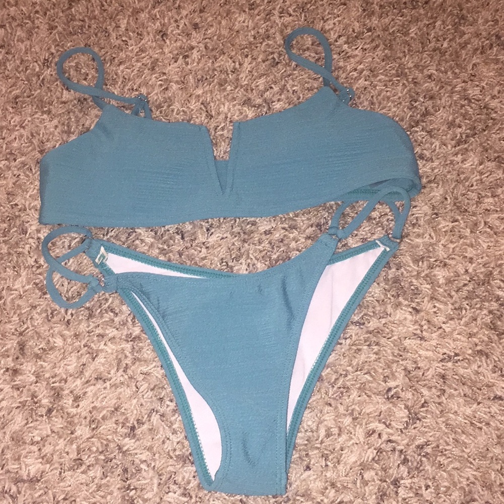 Turquoise bikini